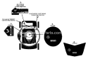 Page B Diagram and Parts List for 11A-439R033 2008 MTD Lawn Mower