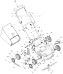Page A Diagram and Parts List for 11A-439W300 2003 MTD Lawn Mower