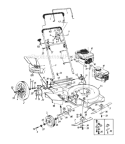 Page B Diagram and Parts List for 11A-508N733 1997 MTD Lawn Mower