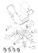 Page A Diagram and Parts List for 11A-544B002 2008 MTD Lawn Mower
