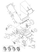 Page A Diagram and Parts List for 11A-544K401 2008 MTD Lawn Mower