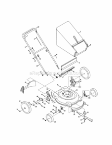 General_Assembly_11A-58K6 Diagram and Parts List for 11A-58K6095 2010 MTD Lawn Mower