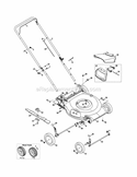 Page H Diagram and Parts List for 11A-A0JC027 2011 MTD Lawn Mower