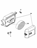 Page H Diagram and Parts List for 11A-A1JC027 2012 MTD Lawn Mower