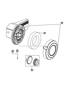Page A Diagram and Parts List for 11A-A1S5706 2014 MTD Lawn Mower