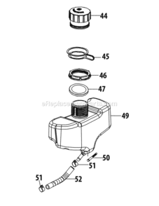 Page G Diagram and Parts List for 11A-A1S5706 2014 MTD Lawn Mower