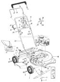 Part Location Diagram of 734-1034 MTD Chute Deflector Assembly