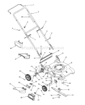 Page A Diagram and Parts List for 11B-084A033 2000 MTD Lawn Mower