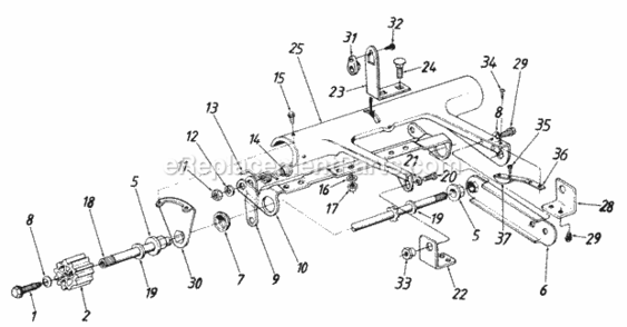 Parts Diagram and Parts List for 120-280R098  MTD Lawn Mower