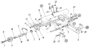 Page D Diagram and Parts List for 120-284E000 1990 MTD Lawn Mower
