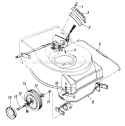 Page C Diagram and Parts List for 120-478B033 75524 -1990 MTD Lawn Mower