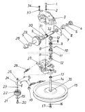 Part Location Diagram of 753-0448 MTD Pulley-Transmission Shaft .375 O.D.