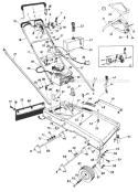 Page A Diagram and Parts List for 120-560B033/72776 1990 MTD Lawn Mower