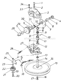 Page D Diagram and Parts List for 120-560B033/72776 1990 MTD Lawn Mower