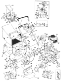 Page B Diagram and Parts List for 120-848R000 1990 MTD Lawn Mower