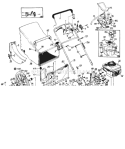 Part Location Diagram of 746-0262 MTD Grass Bagt