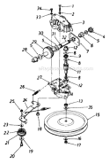 Page C Diagram and Parts List for 1208 (130-552F100)(1990) Cub Cadet Lawn Tractor Accessories