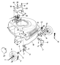 Page A Diagram and Parts List for 120897R 1990 MTD Lawn Mower