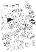 Page A Diagram and Parts List for 120898E 1990 MTD Lawn Mower