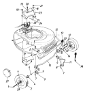 Page B Diagram and Parts List for 120898E 1990 MTD Lawn Mower