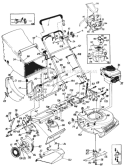 Page A Diagram and Parts List for 120898R 1990 MTD Lawn Mower