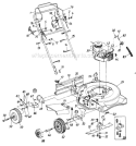 Page A Diagram and Parts List for 121-280R000 1991 MTD Lawn Mower