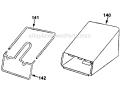 Page B Diagram and Parts List for 121-760R000 1991 MTD Lawn Mower