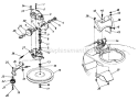 Page B Diagram and Parts List for 121-838E000 1991 MTD Lawn Mower