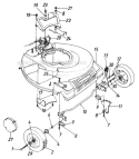 Page C Diagram and Parts List for 121-898E401 1991 MTD Lawn Mower