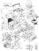 Page B Diagram and Parts List for 121-898R401 1991 MTD Lawn Mower