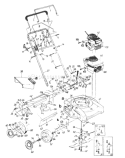 Page A Diagram and Parts List for 122-238R033 75543 -1992 MTD Lawn Mower