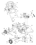 Part Location Diagram of 747-0854-0637 MTD Lever-drive Contro
