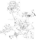 Page B Diagram and Parts List for 122-280R033 71342 -1992 MTD Lawn Mower