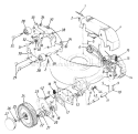 Page A Diagram and Parts List for 122-456R033 75749 -1992 MTD Lawn Mower