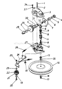 Page B Diagram and Parts List for 122-478B033 75524 -1992 MTD Lawn Mower