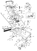 Page A Diagram and Parts List for 122-560B033 72776 -1992 MTD Lawn Mower