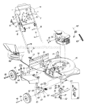 Part Location Diagram of 749-0816 MTD Upper Handle