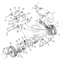 Page A Diagram and Parts List for 123-456B033 75749 -1993 MTD Lawn Mower