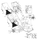 Page B Diagram and Parts List for 123-456B033 75749 -1993 MTD Lawn Mower