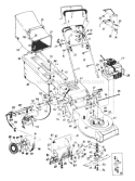 Page B Diagram and Parts List for 123-478C136 1993 MTD Lawn Mower