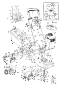 Part Location Diagram of 682-7514-0637 MTD Housing Ass'y