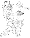 Part Location Diagram of 16109 MTD 20" Deck Ass'y.