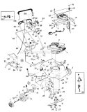 Page A Diagram and Parts List for 12357S 1985 MTD Lawn Mower