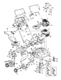 Page A Diagram and Parts List for 124-232A000 1994 MTD Lawn Mower