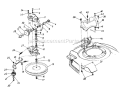 Page B Diagram and Parts List for 124-232A000 1994 MTD Lawn Mower