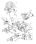 Page B Diagram and Parts List for 124-281C352 1994 MTD Lawn Mower