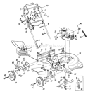 Page B Diagram and Parts List for 124-281C033 1994 MTD Lawn Mower