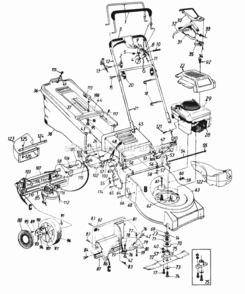 Engine_Grass_Catcher_Mulching_Kit_And_Chute_Deflector Diagram and Parts List for 124-478F336 1994 MTD Lawn Mower