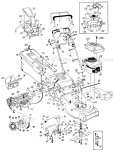 Page A Diagram and Parts List for 124-488C000 1994 MTD Lawn Mower