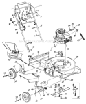 Page B Diagram and Parts List for 125-281C000 1995 MTD Lawn Mower